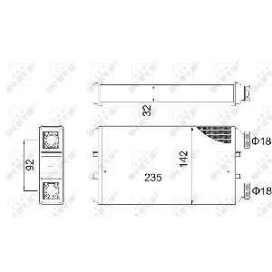 Izmenjivač toplote NRF NRF 54312 IC-DF1C2A