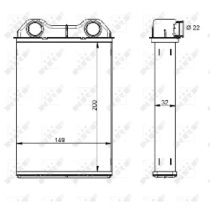 Izmenjivač toplote NRF NRF 54341 IC-E3A95D