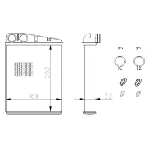 Izmenjivač toplote NRF NRF 54410 IC-G0QFAH