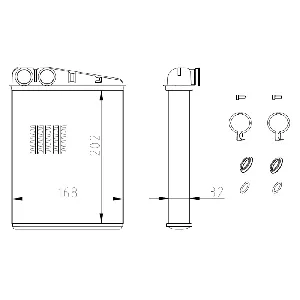 Izmenjivač toplote NRF NRF 54410 IC-G0QFAH