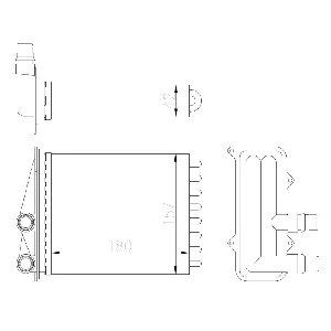 Izmenjivač toplote NRF NRF 54412 IC-G0QFAJ