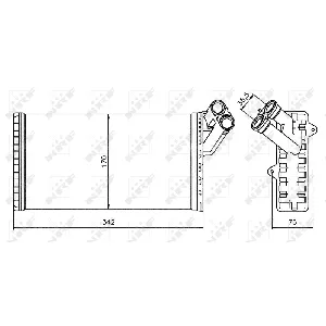 Izmenjivač toplote NRF NRF 58066 IC-AE583B