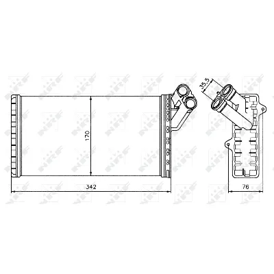 Izmenjivač toplote NRF NRF 58066 IC-AE583B