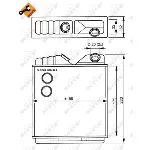 Izmenjivač toplote NRF NRF 58146 IC-AE586C