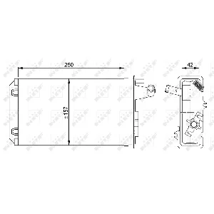 Izmenjivač toplote NRF NRF 58637 IC-AE590B