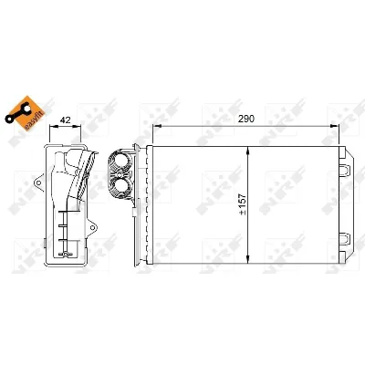 Izmenjivač toplote NRF NRF 58639 IC-AE590D