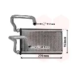 Izmenjivač toplote VAN WEZEL WEZ21006070 IC-E29345