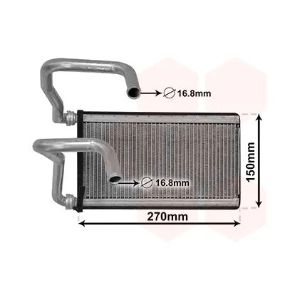 Izmenjivač toplote VAN WEZEL WEZ21006070 IC-E29345