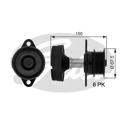 Jednosmerna spojnica alternatora GATES GATOAP7045 IC-E4EA13