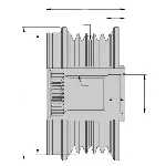 Jednosmerna spojnica alternatora HELLA 9XU358 038-541 IC-E1EBC2