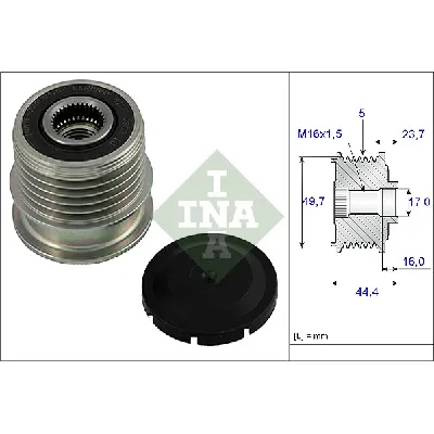 Jednosmerna spojnica alternatora INA 535 0011 10 IC-AABD9A
