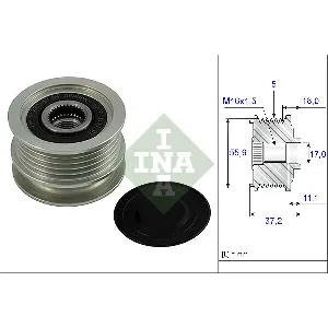 Jednosmerna spojnica alternatora INA 535 0018 10 IC-AAC89E