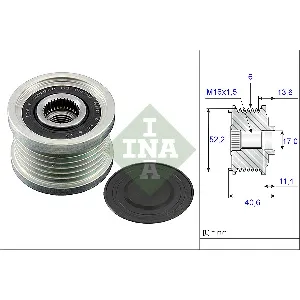 Jednosmerna spojnica alternatora INA 535 0044 10 IC-B2ABE5