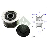 Jednosmerna spojnica alternatora INA 535 0046 10 IC-BFD0B5