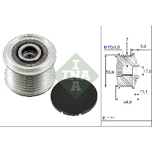 Jednosmerna spojnica alternatora INA 535 0083 10 IC-B295AC