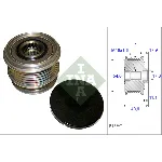 Jednosmerna spojnica alternatora INA 535 0121 10 IC-B77108
