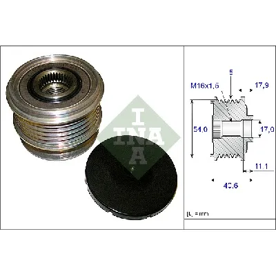 Jednosmerna spojnica alternatora INA 535 0121 10 IC-B77108
