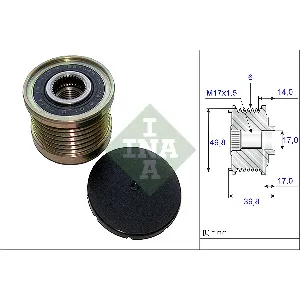 Jednosmerna spojnica alternatora INA 535 0146 10 IC-C00CBD