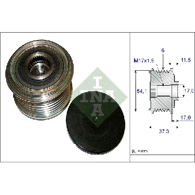 Jednosmerna spojnica alternatora INA 535 0149 10 IC-B77253