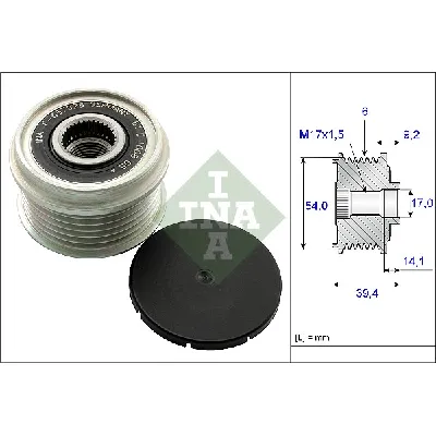 Jednosmerna spojnica alternatora INA 535 0151 10 IC-B6BA77
