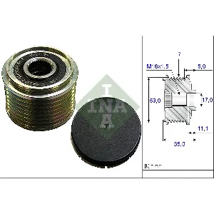 Jednosmerna spojnica alternatora INA 535 0159 10 IC-B7710D
