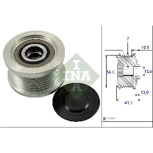 Jednosmerna spojnica alternatora INA 535 0173 10 IC-C00CC3