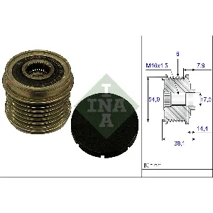 Jednosmerna spojnica alternatora INA 535 0176 10 IC-C00CC5