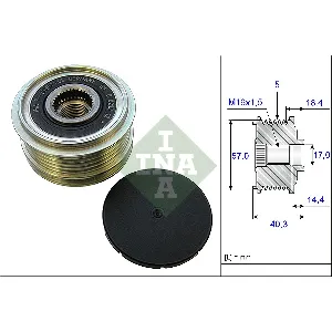 Jednosmerna spojnica alternatora INA 535 0187 10 IC-C00CCB