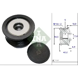 Jednosmerna spojnica alternatora INA 535 0188 10 IC-C00CCC