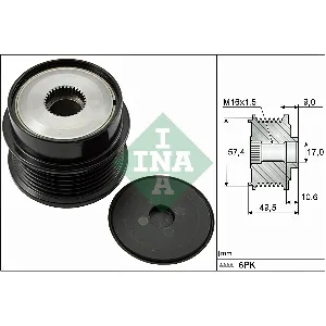 Jednosmerna spojnica alternatora INA 535 0189 10 IC-C00CCD