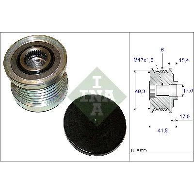 Jednosmerna spojnica alternatora INA 535 0193 10 IC-C00CD1