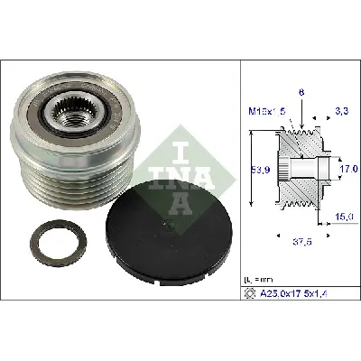 Jednosmerna spojnica alternatora INA 535 0223 10 IC-C0EDB0