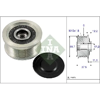 Jednosmerna spojnica alternatora INA 535 0226 10 IC-C0EDB2