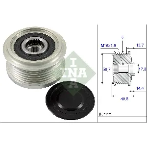Jednosmerna spojnica alternatora INA 535 0228 10 IC-C0EDB4