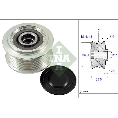 Jednosmerna spojnica alternatora INA 535 0229 10 IC-C0EDB5