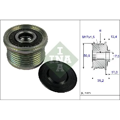 Jednosmerna spojnica alternatora INA 535 0247 10 IC-CF03EA