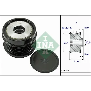 Jednosmerna spojnica alternatora INA 535 0272 10 IC-D48059