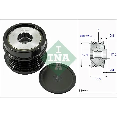 Jednosmerna spojnica alternatora INA 535 0272 10 IC-D48059