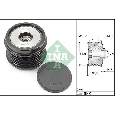 Jednosmerna spojnica alternatora INA 535 0308 10 IC-E44D59