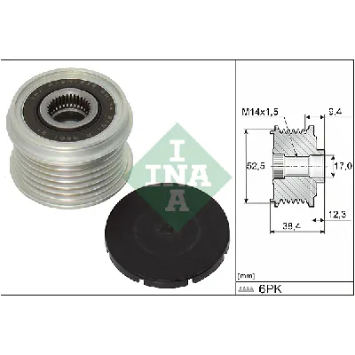 Jednosmerna spojnica alternatora INA 535 0329 10 IC-F82481