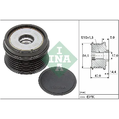 Jednosmerna spojnica alternatora INA 535 0334 10 IC-F59D30