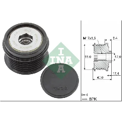 Jednosmerna spojnica alternatora INA 535 0336 10 IC-G053NV