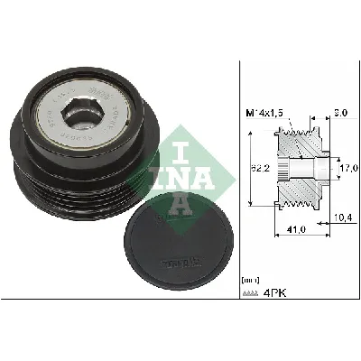 Jednosmerna spojnica alternatora INA 535 0338 10 IC-G04N4X