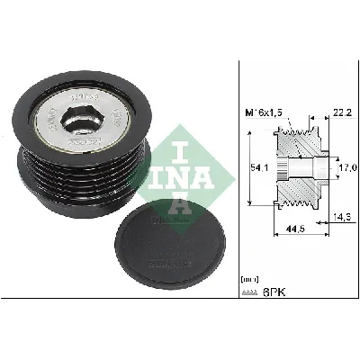 Jednosmerna spojnica alternatora INA 535 0352 10 IC-G080N8