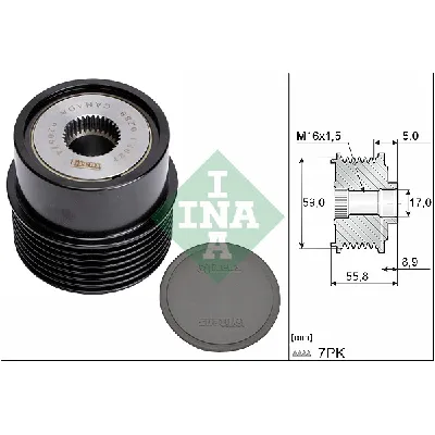 Jednosmerna spojnica alternatora INA 535 0354 10 IC-G0JY03