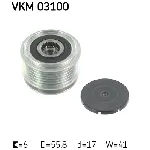 Jednosmerna spojnica alternatora SKF VKM 03100 IC-BDFA2A