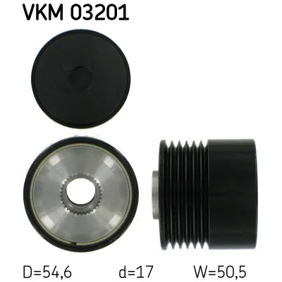 Jednosmerna spojnica alternatora SKF VKM 03201 IC-BDFA43