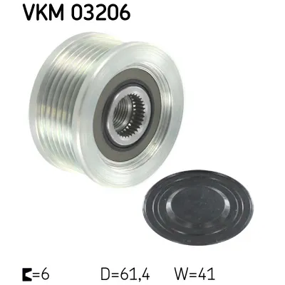 Jednosmerna spojnica alternatora SKF VKM 03206 IC-BDFA48