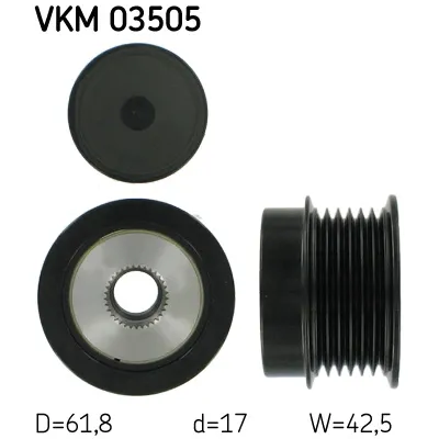 Jednosmerna spojnica alternatora SKF VKM 03505 IC-BDFA55