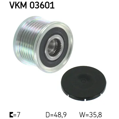 Jednosmerna spojnica alternatora SKF VKM 03601 IC-BDFA5A